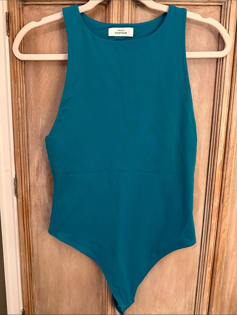Aritzia Contour Teal Tank Bodysuit